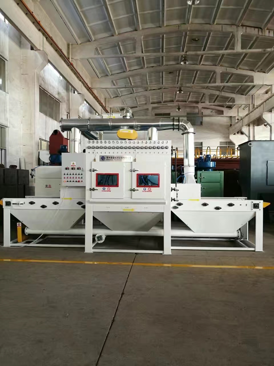 丰台全自动合金铝铸件喷砂机应用